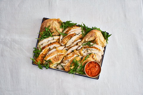 Rotisserie Chicken Platter (choose sauce)