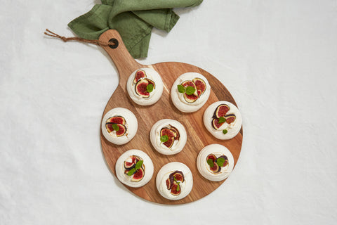 Fig & Vanilla Pavlovas