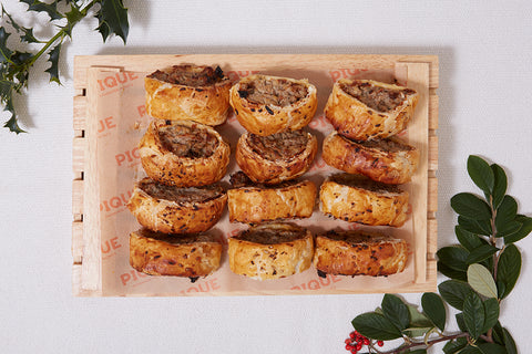 Sage, Onion & Apricot Sausage Rolls (20)